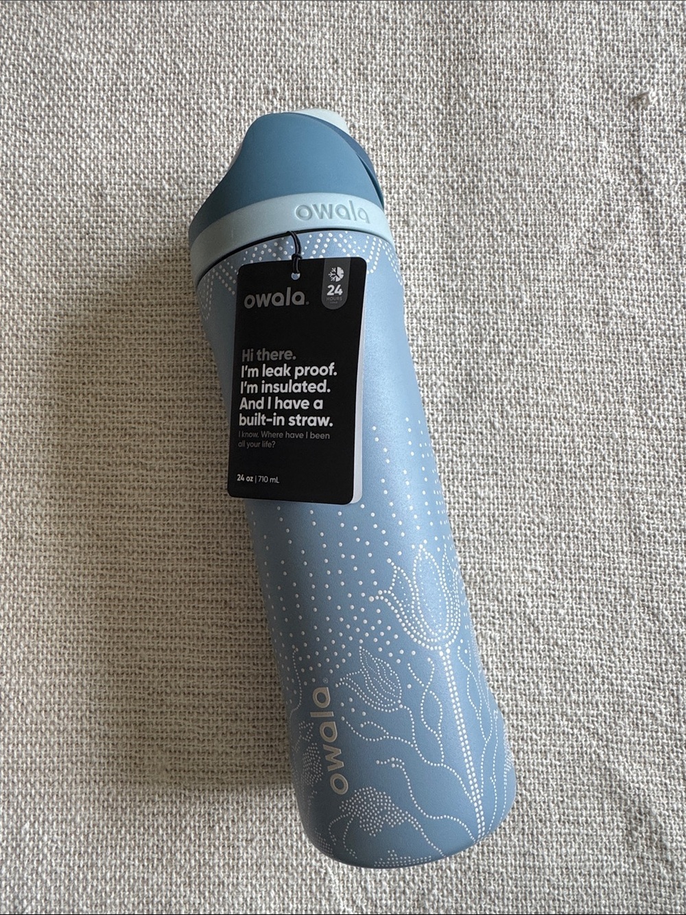 NWT Owala 24oz Insulated FreeSip in Studded Garden